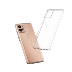 HURTEL ULTRA CLEAR 0,5MM POUZDRO PRO MOTOROLA MOTO G32 TENKÝ KRYT PRŮHLEDNÝ