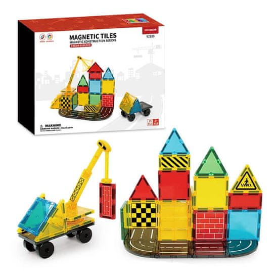 Magnetic Tiles Magnetická stavebnice Dream Builder 35ks sada - Magnetic Tiles