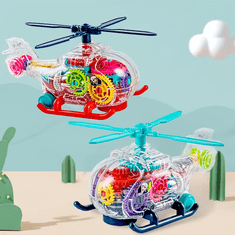 CAB Toys Helicopter pro děti, disko taneční hračka