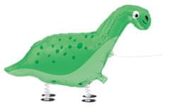 Unique Chodící balónek Dinosaurus Brontosaurus 94cm