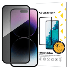 WOZINSKY Wozinsky Privacy Glass soukromé tvrzené sklo s antišpionážním filtrem pro iPhone 16