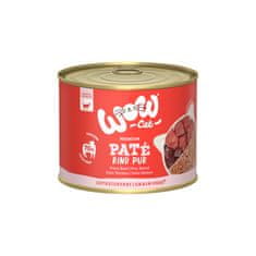 WOW Cat konzerva Paté Hovězí PUR Adult 200g