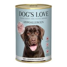 Dog's Love konzerva Hypoallergenic Koňské 400g