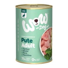 Wow konzerva Krocan s cuketou Adult 400g