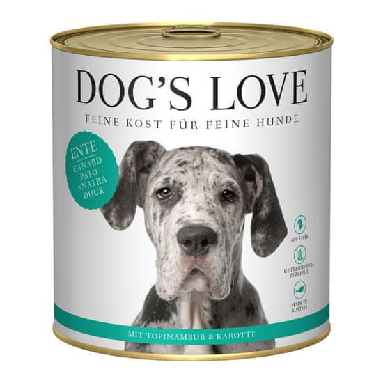 Dog's Love konzerva Kachna Adult Classic 800g