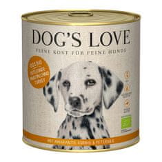 Dog's Love konzerva Bio Krocan 800g