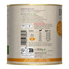 Dog's Love konzerva Bio Krocan 800g