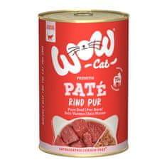 WOW Cat konzerva Paté Hovězí PUR Adult 400g