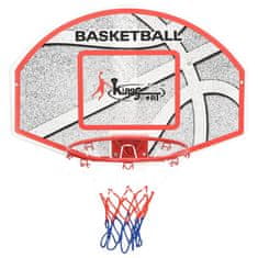 Vidaxl 5dílná sada nástěnného basketbalového koše s deskou 66x44,5 cm