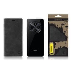 Tactical Knížkové pouzdro Xproof pro Xiaomi Redmi 14C černé