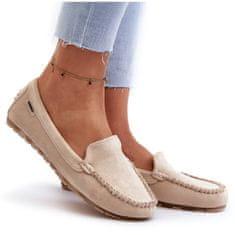 Dámské mokasíny Eco Suede Beige velikost 39