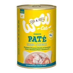 WOW Cat konzerva Paté Kuře s krevetami Adult 400g