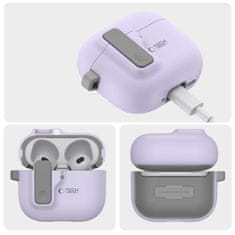 Tech-protect Slim Hook pouzdro na Apple AirPods 4, fialové