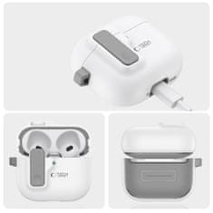 Tech-protect Slim Hook pouzdro na Apple AirPods 4, bílé