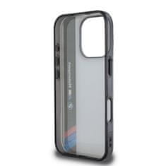 Bmw Zadní kryt IML Motorsport Vertical Stripe pro iPhone 16 Pro Max Grey