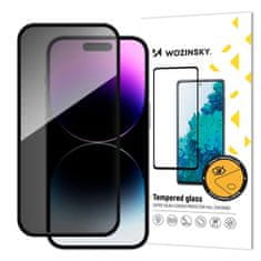 WOZINSKY Wozinsky Privacy Glass Tvrzené sklo pro Apple iPhone 16 Pro - Černá KP34927