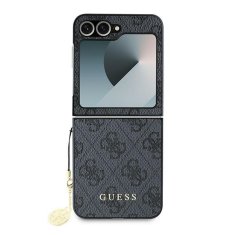 Guess Originální kryt GUESS 4G Charm GUHCZF6GF4GGR pro Samsung Galaxy Z Flip 6 , barva černá