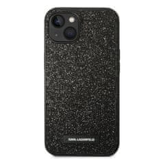 Karl Lagerfeld KLHCP14MG2ELK hard silikonové pouzdro iPhone 14 PLUS 6.7" black Glitter Plaque Logo