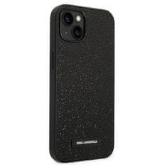 Karl Lagerfeld KLHCP14MG2ELK hard silikonové pouzdro iPhone 14 PLUS 6.7" black Glitter Plaque Logo