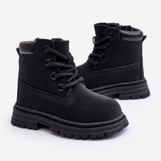 Dětské boty Trapper na zip Black velikost 31