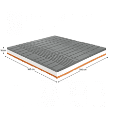 KONDELA Antidekubitní matrace, 160x200, BE KELLEN