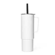 shumee MiiR - All Day Straw Cup White - Termální hrnek s brčkem 950ml