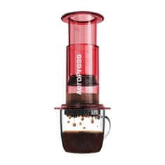 shumee AeroPress Clear Red - Červený kávovar