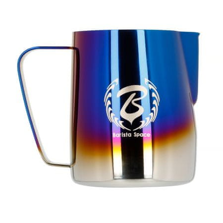 shumee Barista Space - Titanium Half Blue konvička na mléko 600ml