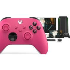 Microsoft XBOX Controller, Deep Pink (QAU-00083)