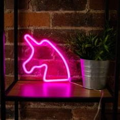 PSB Neonová LED nástěnná neonová lampa Unicorn 23x2x23 cm