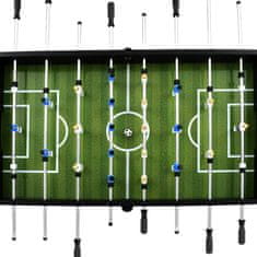 Vidaxl Stolní fotbal ocel 60 kg 140x74,5x87,5 cm černý