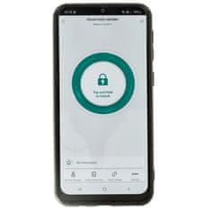 KIK KX3851 Elektronický dveřní zámek s bluetooth, kódem otisků prstů, černý