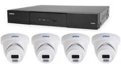 Avtech Kamerový set 1x NVR AVH2109AX a 4x 5MPX IP Dome kamera DGM5206SVAT + 4x Kabel UTP 1x RJ45 - 1x RJ45 Cat5e 15m ZDARMA!