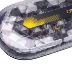 Stualarm Mini LED rampa, oranžová, 12-24V, ECE R65, magnet (sre2-865)