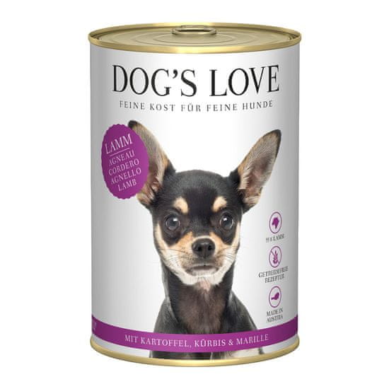 Dog's Love konzerva Jehněčí Adult Classic 400g