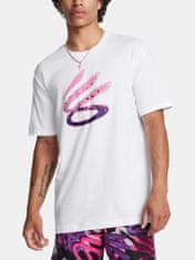 Under Armour Pánské tričko Under Armour Curry Logo Trend Tee-WHT L