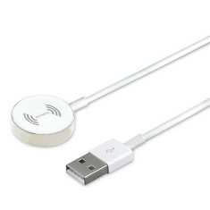 4smarts 4SMARTS VOLTBEAM MINI INDUKČNÍ NABÍJEČKA PRO APPLE WATCH 1-8/SE S 1M USB-A KABELEM 2,5W BÍLÁ/BÍLÁ 462330