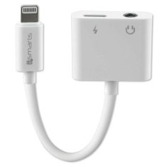 4smarts 4SMARTS AUDIO KABEL NABÍJECÍ ROZBOČOVAČ LIGHTNING - LIGHTNING + 3,5 MM AUX BÍLÁ/BÍLÁ 468673