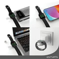 4smarts INDUKČNÍ NABÍJEČKA 4SMARTS MFI FAST CHARGER PRO APPLE WATCH STŘÍBRNÁ/STŘÍBRNÁ 541000