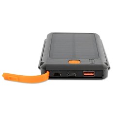 4smarts 4SMARTS SOLÁRNÍ POWERBANKA TITANPACK FLEX 10000MAH ČERNÁ/ORANŽOVÁ 456301