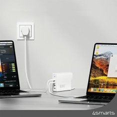 4smarts 4SMARTS 200W GAN FLEX PRO 4XUSB-C SÍŤOVÁ NABÍJEČKA BÍLÁ/BÍLÁ 544200