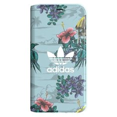 Adidas KVĚTINOVÉ POUZDRO ADIDAS BOOKLET NA IPHONE X/XS ŠEDÉ/ŠEDÉ 30927