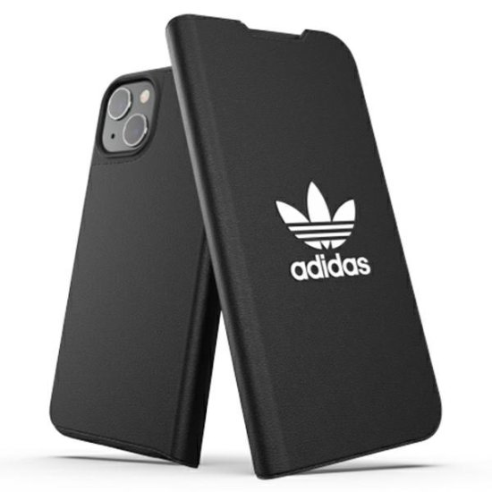 Adidas ADIDAS OR BOOKLET CASE BASIC IPHONE 13 / 14 / 15 6,1" ČERNÁ BÍLÁ/ČERNO BÍLÁ 47086