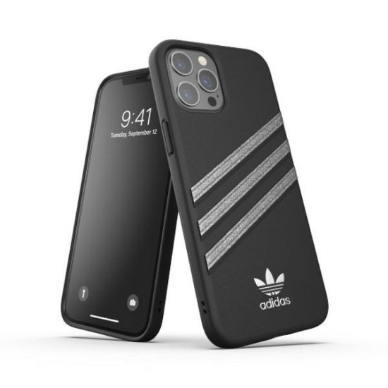 Adidas DÁMSKÉ POUZDRO ADIDAS OR MOLDED CASE IPHONE 12 PRO MAX BLACK/BLACK 43715