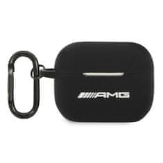 MERCEDES KRYT AMG AMAPRBK AIRPODS PRO ČERNO/ČERNÉ SILIKONOVÉ VELKÉ LOGO