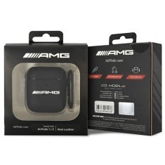 MERCEDES KRYT AIRPODS AMG AMA2SLWK ČERNÁ/ČERNÁ KŮŽE