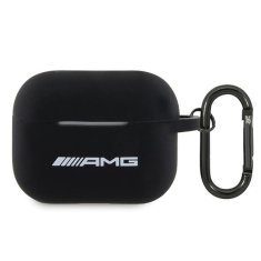 AMG KRYT AMG AMAP2RBK AIRPODS PRO 2 (2022/2023) ČERNO/ČERNÝ SILIKONOVĚ BÍLÉ LOGO