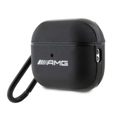 MERCEDES KRYT AMG AMAP2SLWK AIRPODS PRO 2 (2022/2023) ČERNÁ/ČERNÁ KŮŽE BÍLÉ LOGO