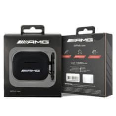 AMG KRYT AMG AMAP2RBK AIRPODS PRO 2 (2022/2023) ČERNO/ČERNÝ SILIKONOVĚ BÍLÉ LOGO