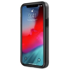 MERCEDES PRŮHLEDNÉ PEVNÉ POUZDRO AMG AMHCP12LAESLBK IPHONE 12 PRO MAX S METALICKOU BARVOU